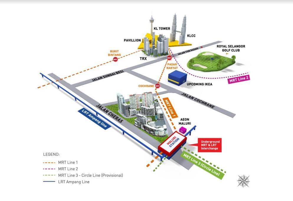 Ins Style 5pax 2r2b Sunway Velocity Linked *